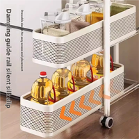Étagère de rangement multi-niveaux ultra-étroite avec tiroir latéral, petite armoire roulante pour cuisine et salle de bain