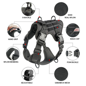 Luxury Model Spot Tactical <strong>Dog</strong> Training Harness Medium Large Pet Vest with Nylon Explosion-Proof <strong>Dog</strong> Chain Fashionable <strong>Belt</strong> - Product Image 2