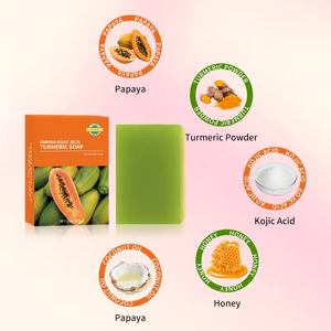 Jabón de Baño OEM de 70g-115g para el Cuidado de la Piel de Adultos, Jabones Naturales de Papaya, Melocotón, Sandía y Uvas - Product Image 1