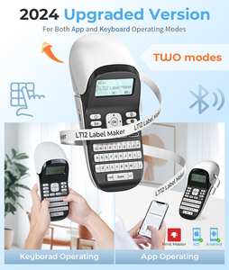 Phomemo Lt12 Label Maker Machine Draagbare Inktloze <span class=keywords><strong>Handheld</strong></span> Label <span class=keywords><strong>Printer</strong></span> Met Qwerty Toetsenbord - Product Image 2