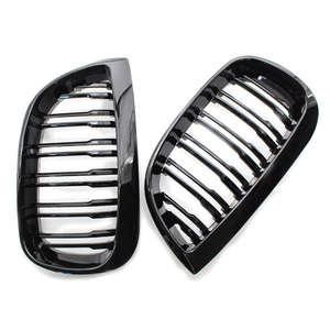 Rejilla Delantera para BMW Serie 1 E81 E87, Negra, de Plástico ABS, Piezas de Repuesto para Mejora y Reequipamiento - Product Image 1