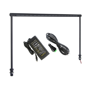 Rotary <span class=keywords><strong>Showcase</strong></span> Chiếu Sáng Tủ Kính Chiếu Sáng Custom Made Bạc Đen DC12V Thanh Ánh Sáng Chéo - Product Image 4