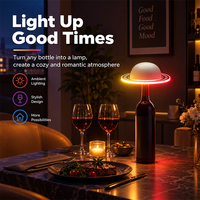 Lampe de table moderne RGB Planète, rechargeable par USB, lumière d'ambiance LED, lumière douce pour les yeux, veilleuse pour chambre à coucher, décoration de la maison