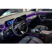 Mise à niveau de la configuration élevée Rénovation intérieure automobile Lumière ambiante d'évent RHD pour Mercedes-Benz Classe A W177 CLA-W118