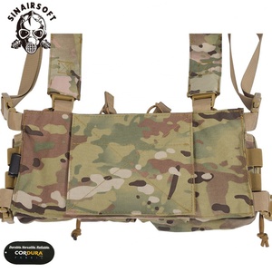 Gilet tactique Sinairsoft de haute qualité en nylon 500D multi-camo, gilet de chasse en polyester avec équipement, veste pour usage extérieur - Product Image 5
