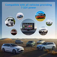Lecteur DVD de voiture avec écran tactile IPS 7 pouces, CarPlay Android, GPS, CarPlay sans fil, radio FM 4G, caméra de recul