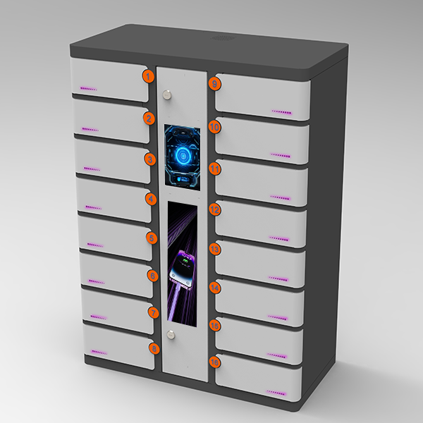 16 Sockets Secured Tablet Charging Station Locker