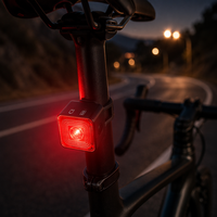Ensemble de feux de vélo LED rechargeables étanches IP66 100 120 lumens pour la sécurité de la conduite de nuit sur route et VTT, adultes et enfants