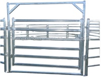 Panneaux de clôture de haute qualité pour enclos de bétail, chevaux et animaux de ferme, portables, en acier galvanisé, 6 pieds, écologiques