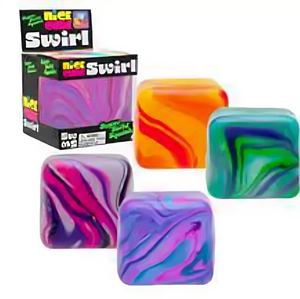 ของเล่นบีบคลายเครียดรูปน้ำแข็งหมุนวนจากโรงงานโดยตรง ของเล่นมาลโทสบีบได้ บรรเทาความเครียดสำหรับเด็กและผู้ใหญ่ ช่วงเวลาผ่อนคลายที่บ้านหรือที่ทำงาน - Product Image 2