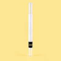 Papier à rouler pré-roulé 84 mm avec filtre en verre droit, cônes pré-roulés en verre transparent, étiquette personnalisée pour tube de papier à rouler
