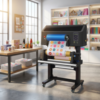 Impresora UV DTF EraSmart Rosa A3 de Doble Cabezal XP600, Envío Inmediato desde Almacén en EE. UU., Impresora de Transferencia UV DTF DDP para Envolturas de Vasos Acrílicos