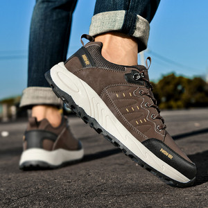 Zapatos de Montañismo para Hombre, Primavera-Otoño, <span class=keywords><strong>Botas</strong></span> de Senderismo, Trekking, Excursionismo, Trail Running, de Caña Baja con Cordones - Product Image 3