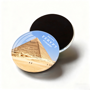 Custom 25 40Mm Dome Refrigerator Unique Artwork Gift for Events and Branding Glass <b>Fridge</b> Magnet - Product Image 1