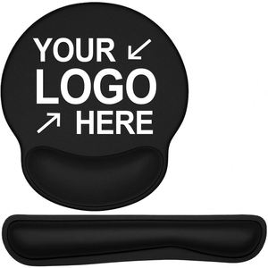 Tapis de souris promotionnel vierge pour sublimation, personnalisable, ergonomique avec repose-poignet - Product Image 1