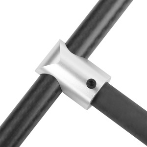 DJI Aluminum Alloy 16x16mm Triple Joint For Carbon Fiber Frame <b>Drone</b> Landing Gear - Product Image 1