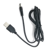 Gleichstrom kabel USB 2.0a Stecker auf 5,5*2,1mm Stecker Zylinder buchse Adapter anschluss Ladekabel