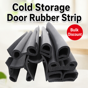 Sellos de <span class=keywords><strong>Goma</strong></span> Universales Negros de EPDM para Puertas, Junta de Sellado para Puertas de Cámaras Frigoríficas, Sello para Puertas de Almacenes Frigoríficos - Product Image 2