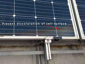 Clip de drainage et de nettoyage pour panneau solaire TOPENERGY (modèle TE-DC02) - Garantie 10 ans, matériau ASA/plastique pour installation photovoltaïque - Product Image 5