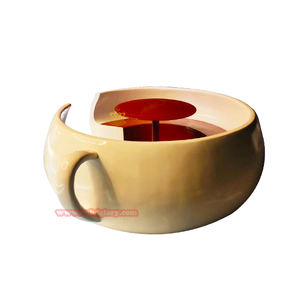 Escultura 3D de Fibra de Vidrio para Centro Comercial Interior, Diseño Decorativo de Mesa y Silla con Forma de Cono de Helado para Tienda de Postres, Paisaje Urbano - Product Image 5