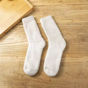<span class=keywords><strong>Chaussettes</strong></span> en <span class=keywords><strong>laine</strong></span> d'hiver plus chaudes pour femmes, vente en gros, <span class=keywords><strong>chaussettes</strong></span> unies <span class=keywords><strong>fantaisie</strong></span>, <span class=keywords><strong>chaussettes</strong></span> plus épaisses pour le sol, prix de gros - Product Image 6