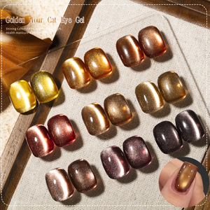 ZRKGEL Free Sample OEM 9-Farben-Katzenaugen-Gel-Set Hochwertiges Handelsmarken-HEMA-und TPO-freies Magnet gelset für Herbst und Winter - Product Image 5