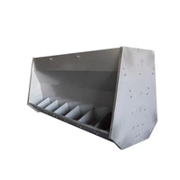 Équipement de ferme porcine automatique nouvel état mangeoires automatiques double face pour porcs