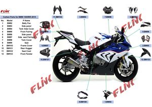 โครงที่นั่งด้านข้างทำจากคาร์บอนไฟเบอร์ทั้งตัว100% สำหรับ BMW <span class=keywords><strong>1000RR</strong></span> <span class=keywords><strong>2015</strong></span> - Product Image 6