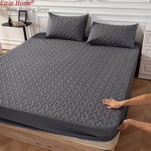 2025-2026 nouveau protecteur de <span class=keywords><strong>housse</strong></span> de matelas imperméable matelassé personnalisé <span class=keywords><strong>housse</strong></span> en tissu microfibre brossé <span class=keywords><strong>drap</strong></span>-<span class=keywords><strong>housse</strong></span> de matelas - Product Image 1