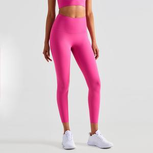 2022 señoras logotipo personalizado de cintura alta de compresión atlética amplificar pantalones de Yoga mallas de Entrenamiento para mujeres - Product Image 5