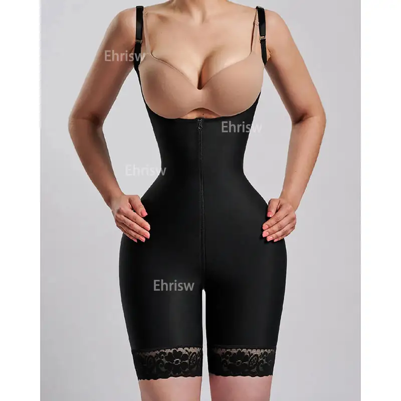 Cerniera dalla vita al bottino Bodyshaper Body Shapewear donna vita Trainer Body Shaper corsetto legante dimagrante pancia guaina