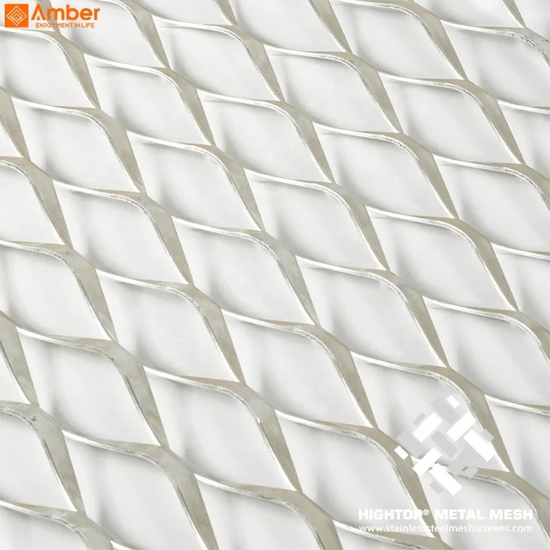 Durable 5052 Aluminum Metal Expanded Mesh Flattened Diamond Hole Screen for Chemical Liquid Filtration Filter