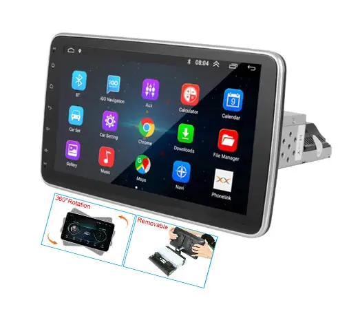 Harga produsen 9 inci layar sentuh Android nirkabel IYING Bluetooth Carplay mobil Auto Radio Stereo Audio pemutar DVD