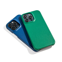 Étui en cuir de mouton fin pour iPhone Pro Max, coque de protection de luxe antichoc et souple pour iPhone