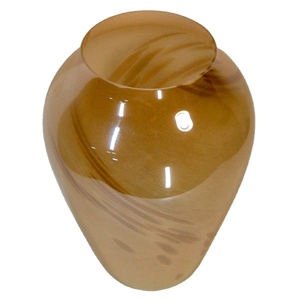 Vaso di fiori in vetro italiano di alta qualità dalla collezione di <span class=keywords><strong>Aladino</strong></span> decorazione per la casa in colore speciale miele bianco avventurina - Product Image 1