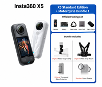 Caméra sport panoramique Shadow Stone Insta360 X5 X4 Air 8K HD double objectif anti-tremblement / Vlog extérieur pour moto