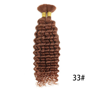 All'ingrosso 10A trecce bohémien 100% Boho <span class=keywords><strong>l</strong></span> bagnato e ondulato capelli umani brasiliano vergine acqua profonda onda senza trama - Product Image 2