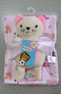 Manta de Bebé de Doble Capa con Diseño Moderno, Juguete de Peluche, Juego de 2 Piezas, Manta Estampada para Recién Nacido, Manta de Aire Acondicionado para Bebé - Product Image 5