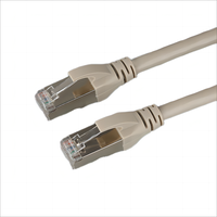 Cable de Red Cat8 de 40g y 2000mhz con Conector RJ45 Blindado para Comunicación Informática