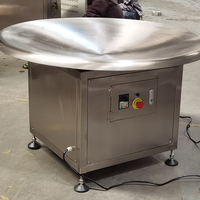 Table de collecte rotative en acier inoxydable 304/316 de haute qualité pour l'industrie de l'emballage alimentaire Remplissage automatique de cartons