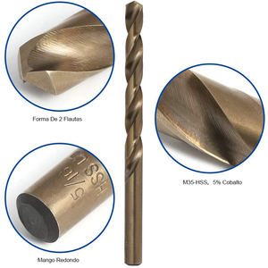 Büküm matkap uçları yüksek hız çeliği 5% kobalt matkap ucu seti yüksek kalite 10MM kabul çeşitli matkaplar özelleştirme - Product Image 2