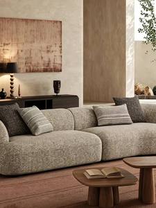 Modern Minimalist Mid- Style Velvet <b>Wood</b> <b>Frame</b> Movable Design <b>for</b> Small Spaces Suitable <b>for</b> Two/three People - Product Image 2
