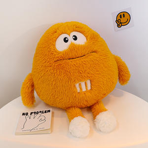 Dessin animé jeter oreiller solide petit monstre poupée en peluche gros yeux longue jambe peluches pépites de <span class=keywords><strong>chocolat</strong></span> doux en peluche nourriture jouets en peluche - Product Image 6