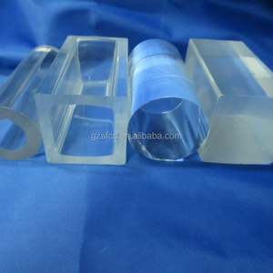 Tubo Rectangular de Plástico Transparente, Tubo Acrílico de Gran Diámetro - Product Image 2