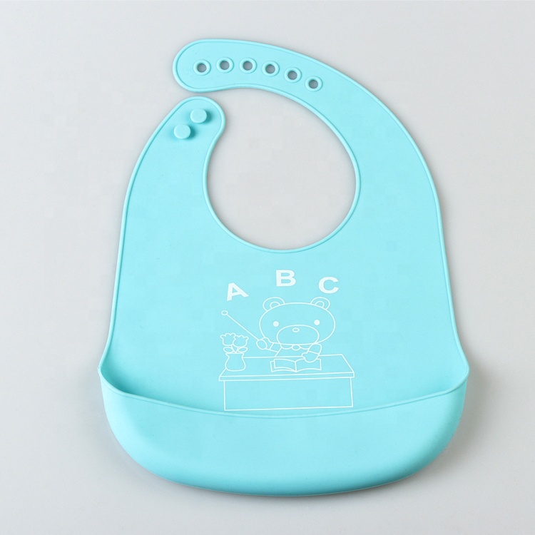 Горячая продажа заводская цена водонепроницаемый детский силиконовый нагрудник