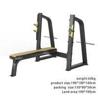 Banc de musculation plat de haute qualité pour l'entraînement complet du corps, banc de presse à poids assis, équipement de fitness à charge de poids