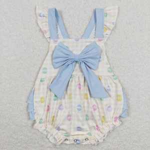 Conjunto de Ropa para Bebé Niña con Estampado de Huevos de Pascua y Lazo Grande - Product Image 4