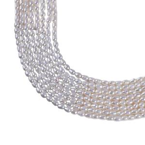 Zhuji Natural 4-5mm Freshwater White Loose Pearls Meter-Shaped Semi-Finished Necklace <b>Bead</b> <b>for</b> DIY Jewelry <b>Bracelet</b> Wholesale - Product Image 5