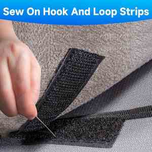 Sangle auto-agrippante en nylon élastique, résistante, écologique, imperméable, à coudre, pour fixation industrielle - Product Image 4