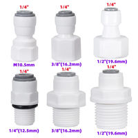 Raccords de filtre pour tuyau de 1/4'' et 3/8'' en POM à surface lisse pour osmose inverse – Pièces de rechange pour couplage d'osmose inverse